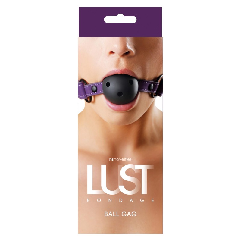 Knebel-LUST BONDAGE BALL GAG PURPLE